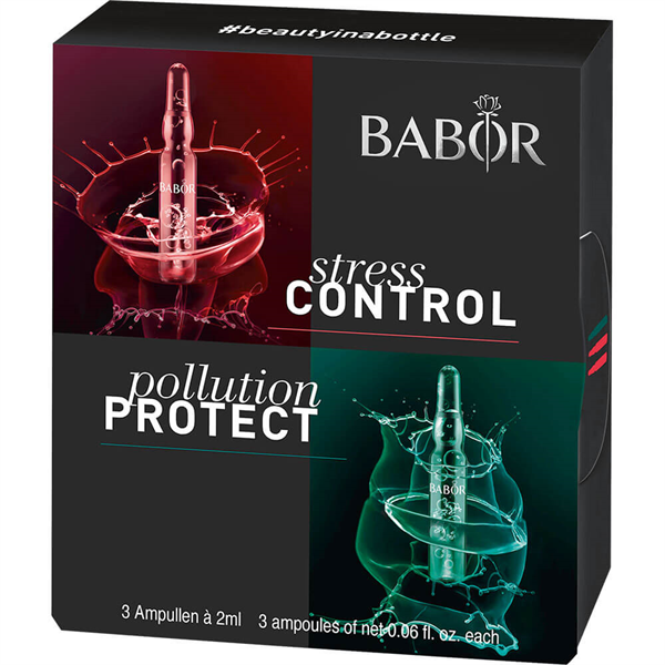 Babor Stress Control & Pollution Protect Ampoule Mini Set Detoks Etkili Mini Ampul Seti 3x2 ml
