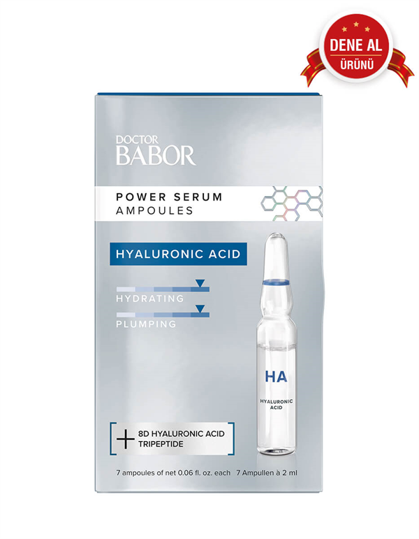 Doctor Babor Power Serum Ampoule Hyaluronic Acid Dolgunlaştırıcı Etkili Ampul Konsantresi 7x2 ml