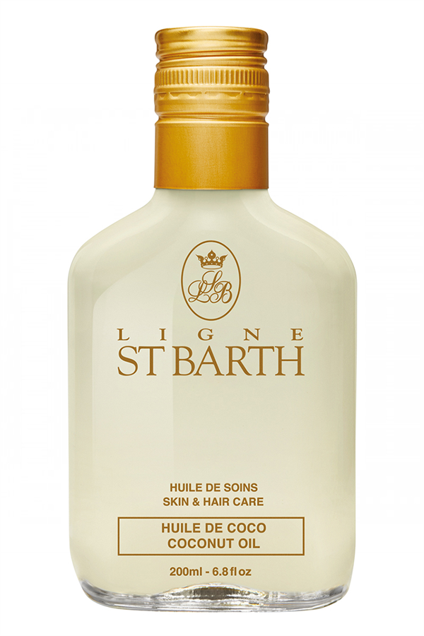 Ligne St. Barth Coconut Oil - Soğuk Sıkım Saf Hindistan Cevizi Vücut Saç ve Bronzlaşma Yağı 200 ML