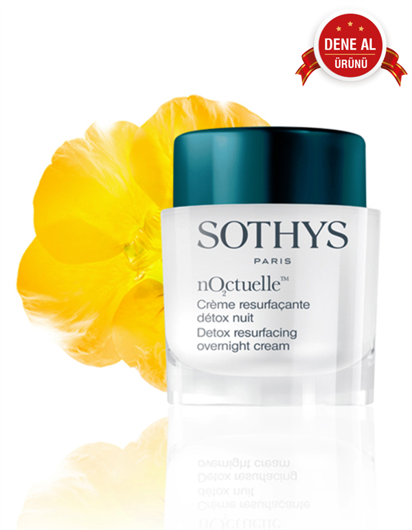 Sothys No2Ctuelle Detox Resurfacing Overnight Cream Leke Oluşumuna Karşı Anti-Aging Gece Kremi 50 ml